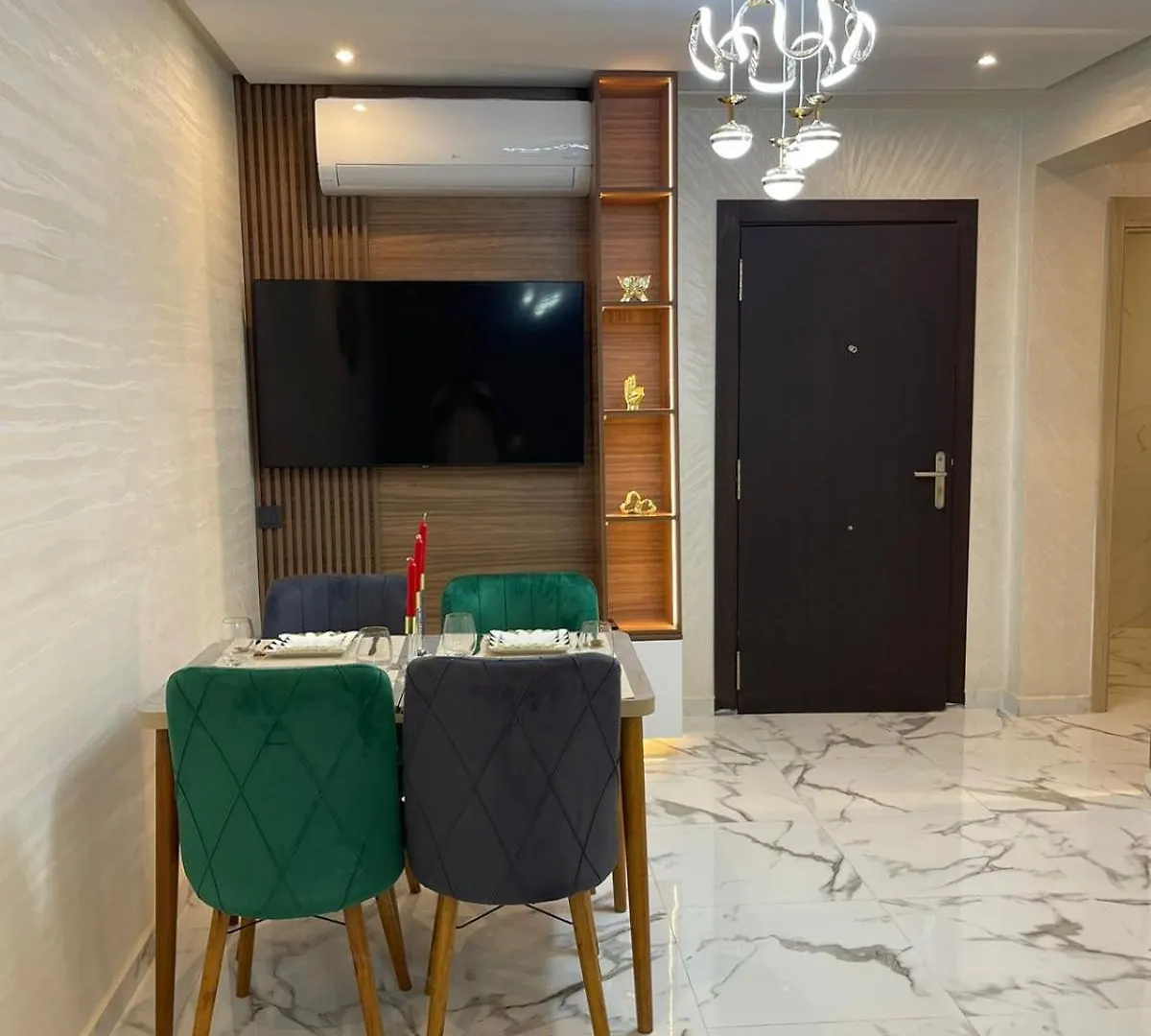 Appartement De Luxe 2 Chambres Piscine Marakeş Fas