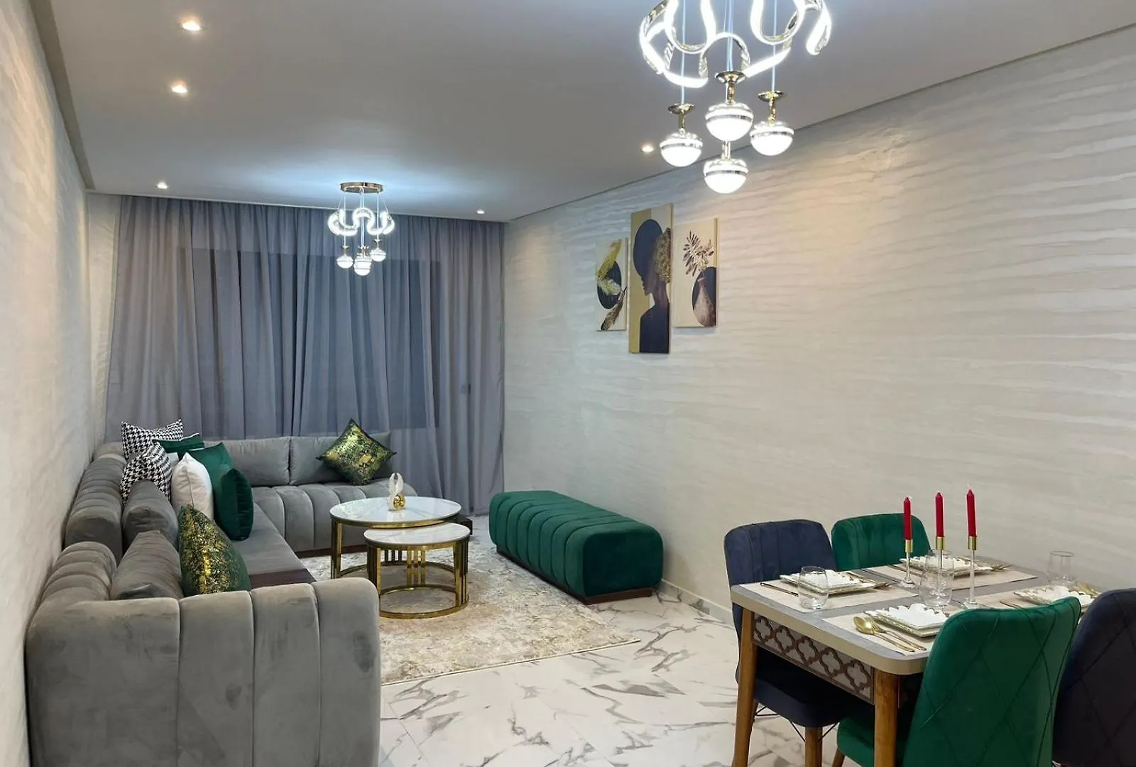 Appartement De Luxe 2 Chambres Piscine Marrakesh